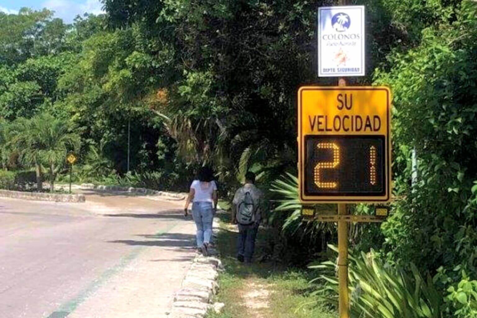Speed checks in Puerto Aventuras