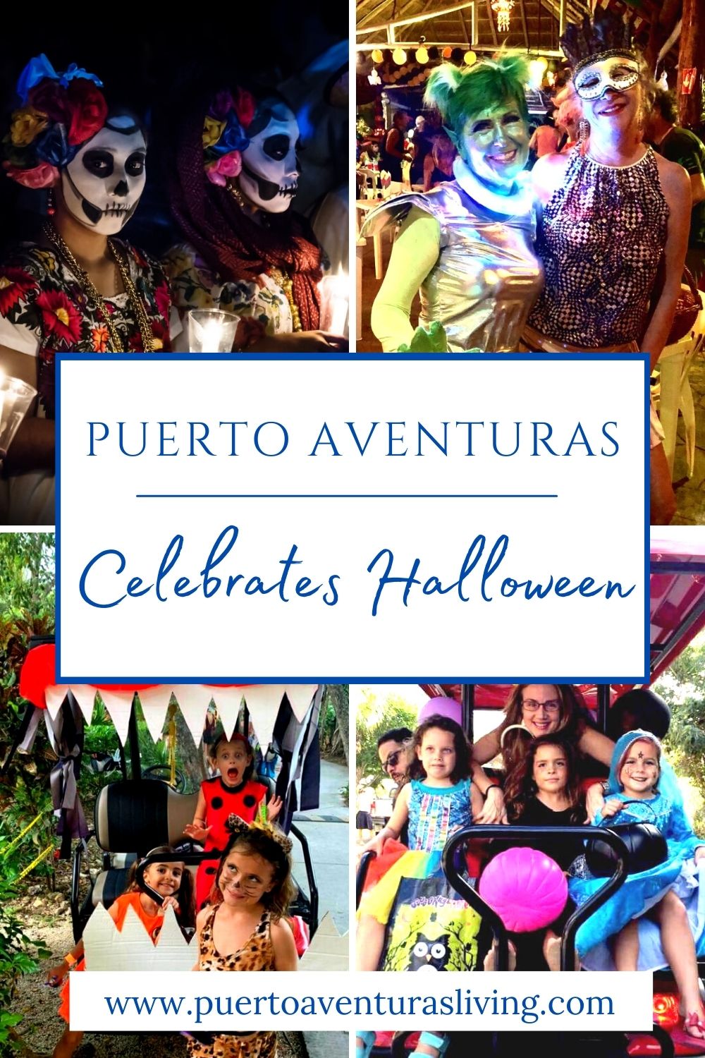 Halloween being celebrated in Puerto Aventuras