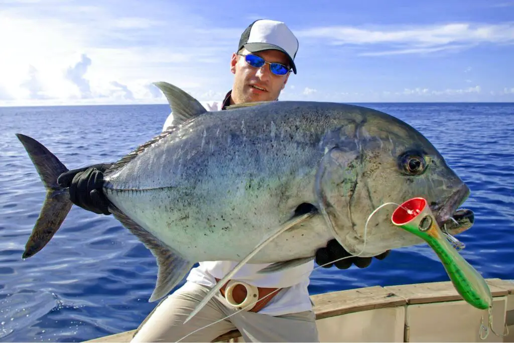 fisherman with fish