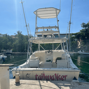 Tailwalker Fishing charter in Puerto Aventuras marina