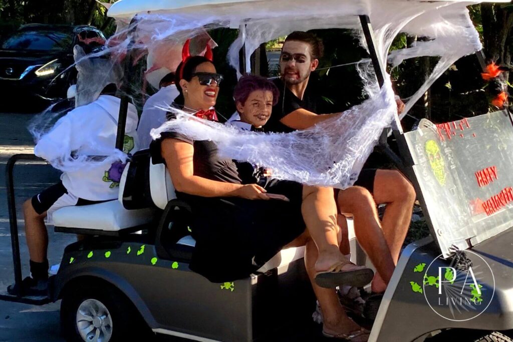 Puerto Aventuras Halloween Golf Cart Parade 2022