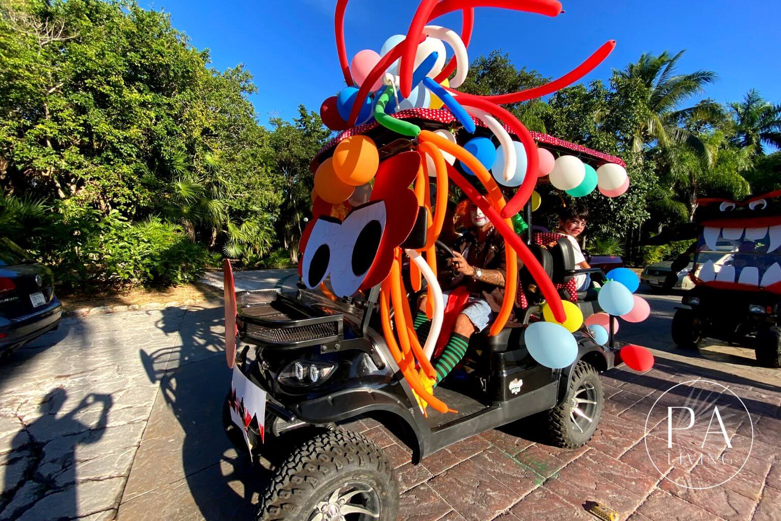 Puerto Aventuras Halloween Golf Cart Parade 2022