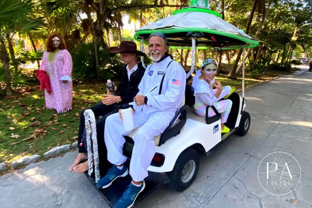 Puerto Aventuras Halloween Golf Cart Parade 2022