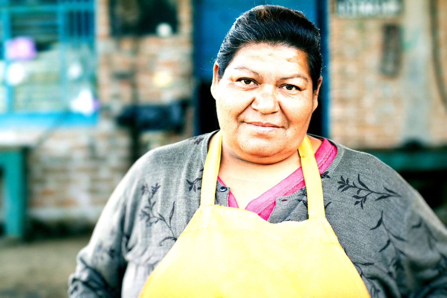 Mexican female worker