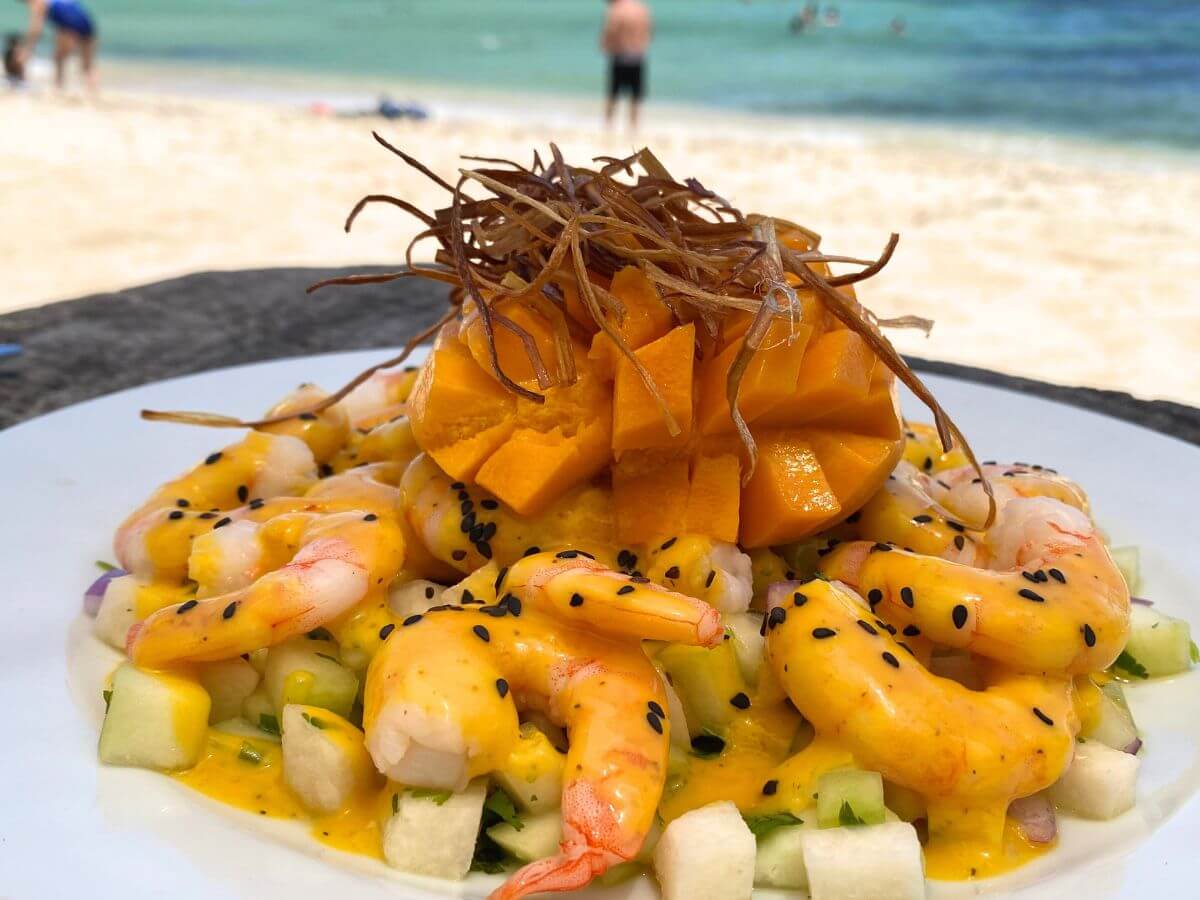 Caribbean Ceviche at Punta Venado Beach Club 