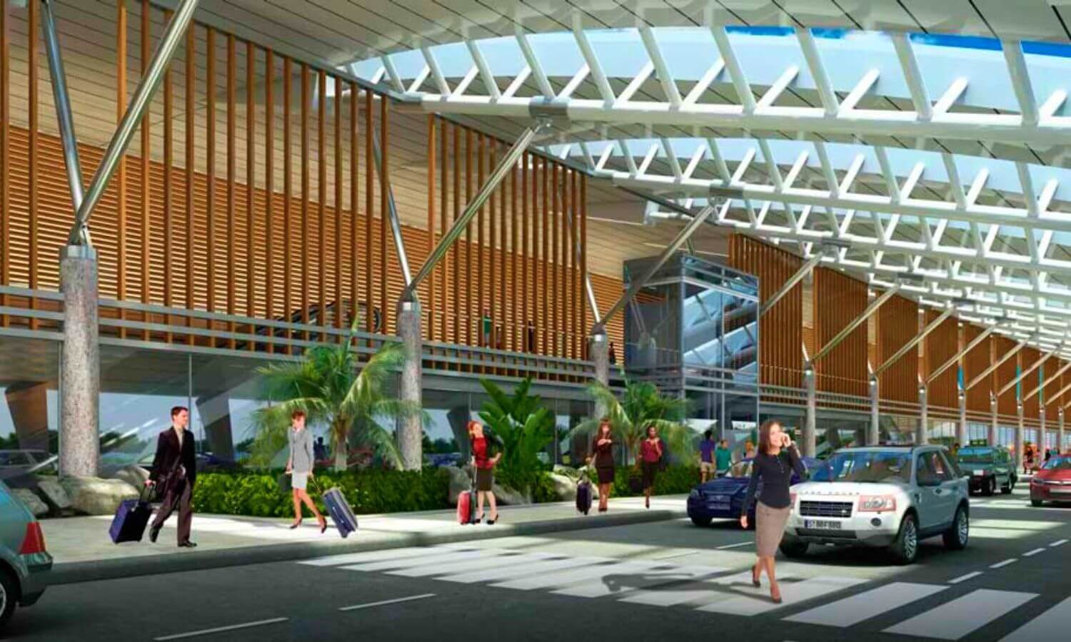 Tulum Airport International Departures Render