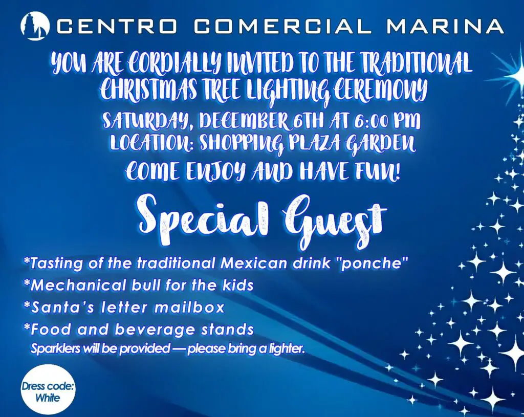 Holiday Tree Lighting Puerto Aventuras