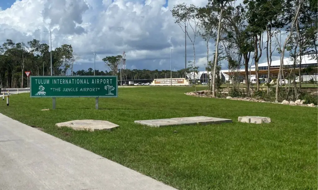Entry to the Tulum Airport