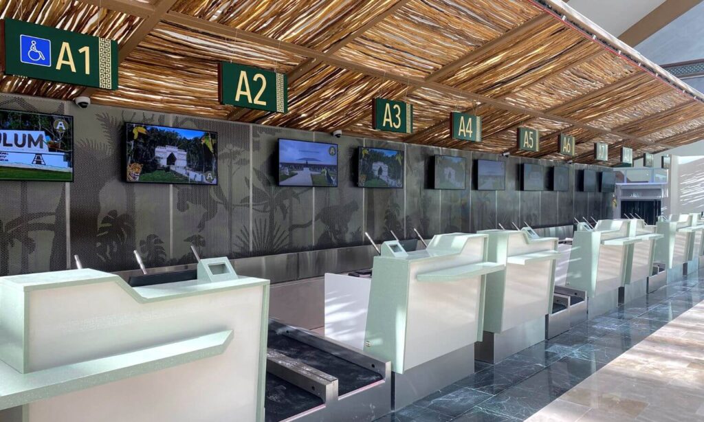 Ticket Counters at Tulum Airport