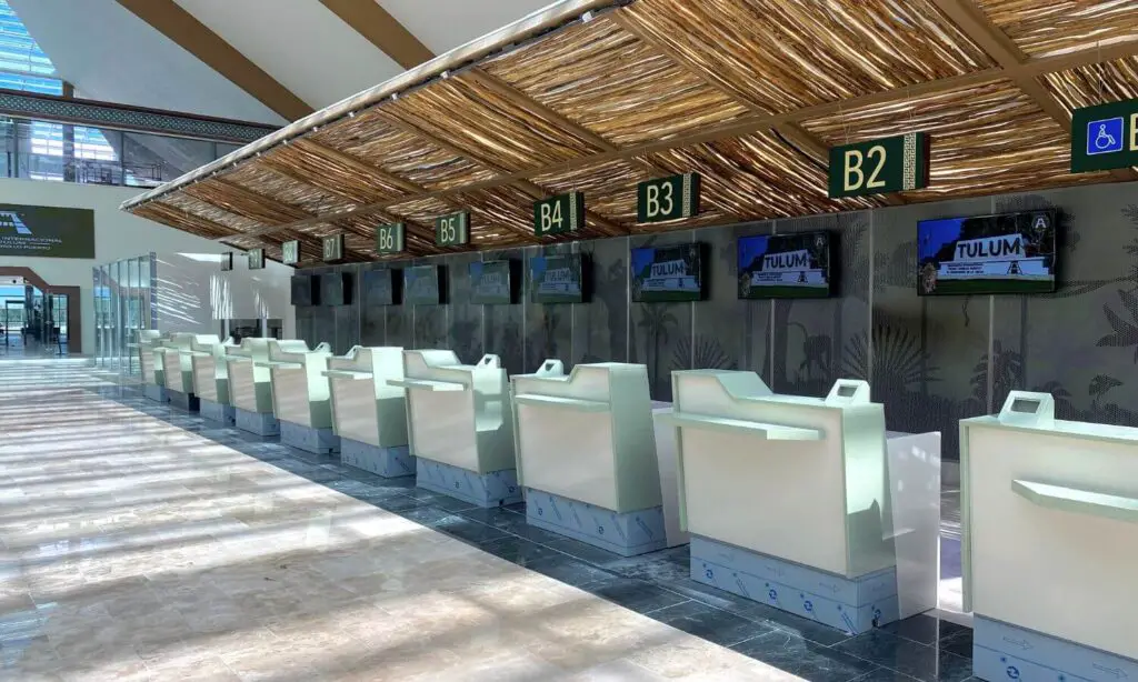 Ticket Counters at Tulum Airport 2