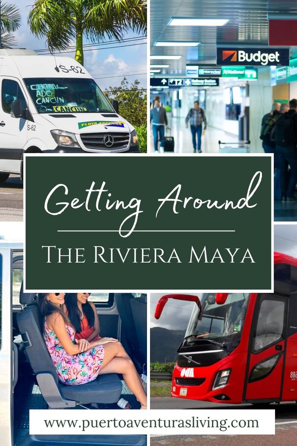 getting around the riviera maya riviera maya transportation options pin