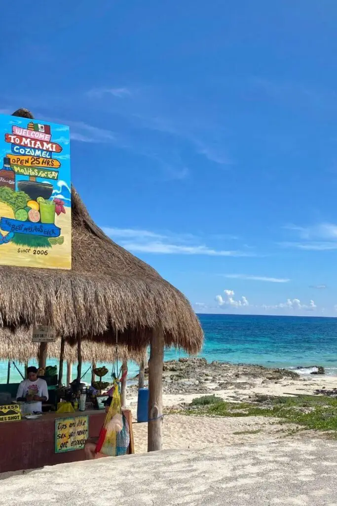 senor iguanas beach bar on cozumel