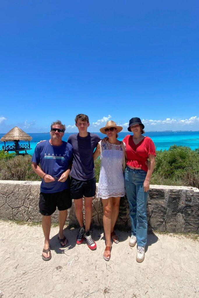 picture of us on isla mujeres