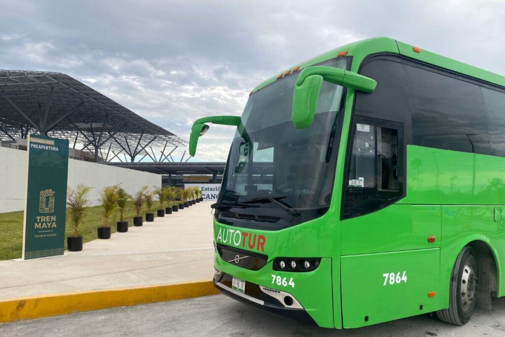 Shuttle Bus for Mayan Train Cancun