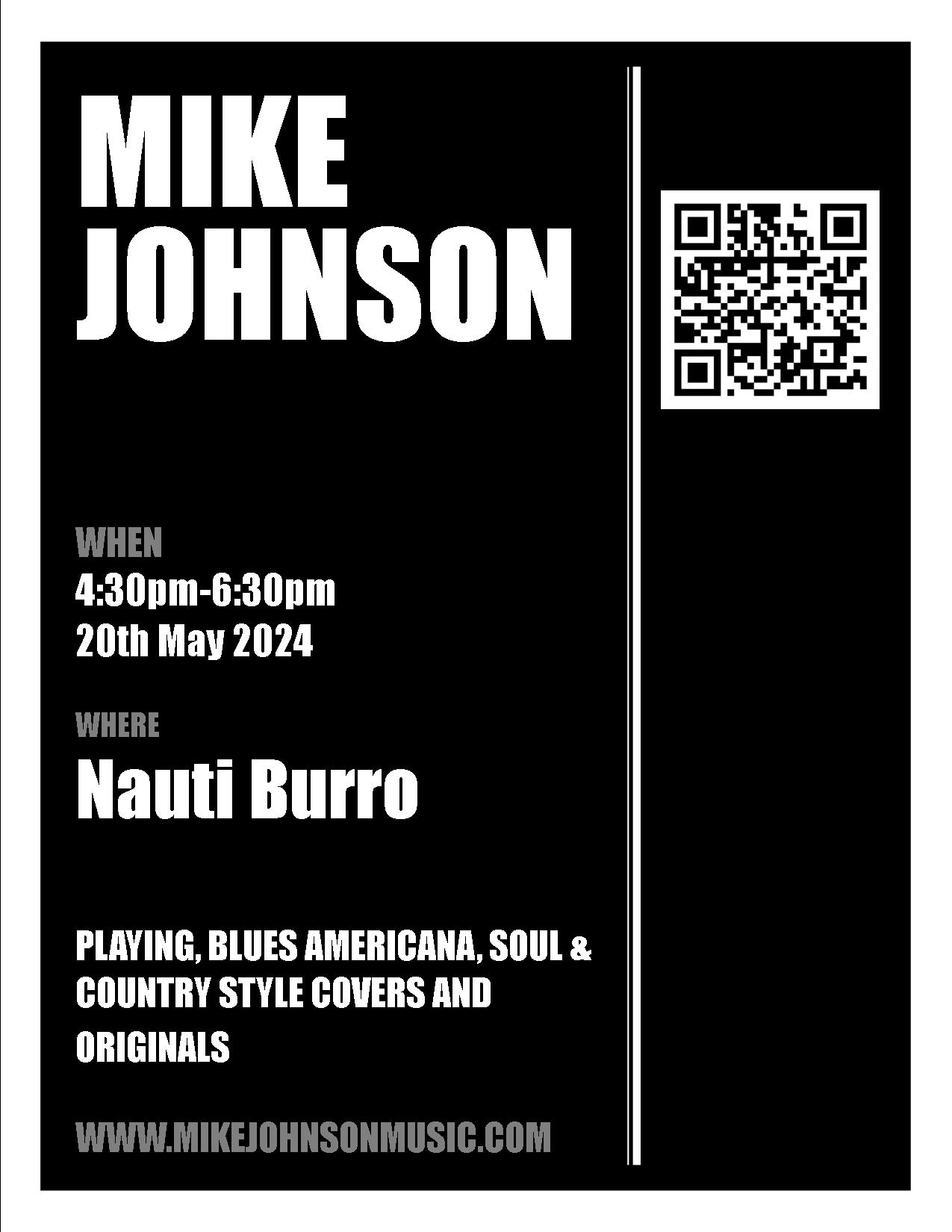 Mike Johnson at Nauti Burro