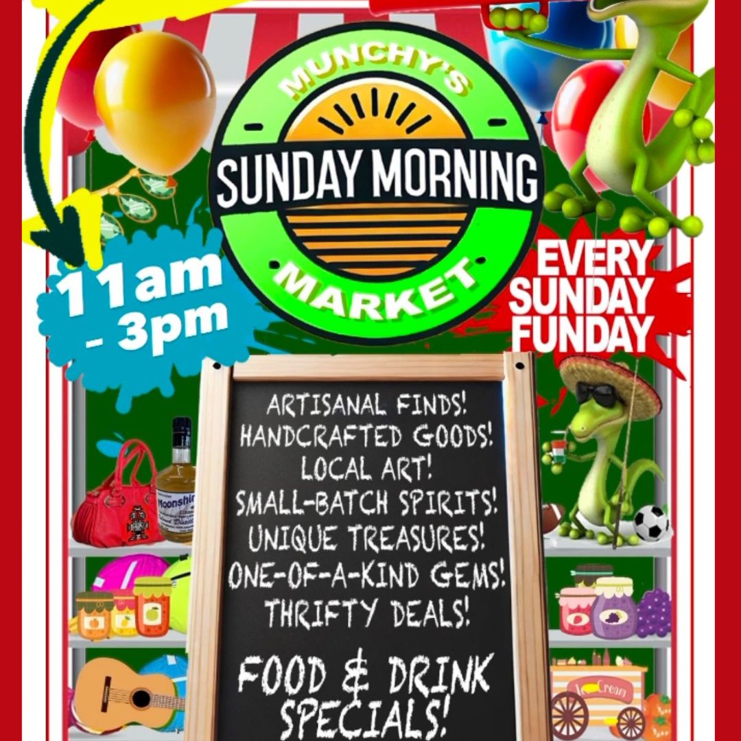 Sunday Market at Munchy's Sports Bar