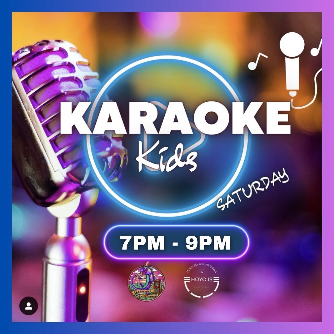 karaoke for kids at hoyo 19