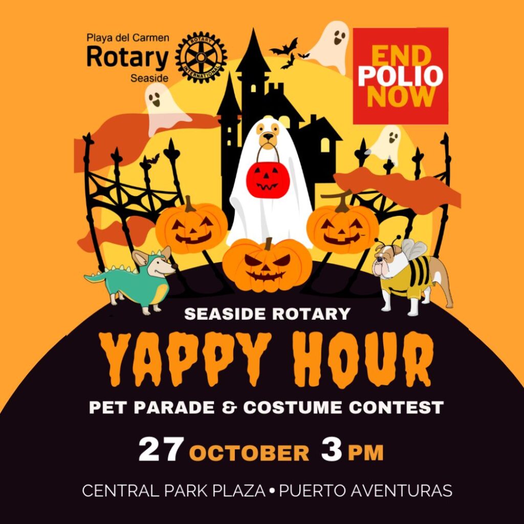 3rd Annual Seaside Rotary "Yappy Hour" Halloween Pet Parade Puerto