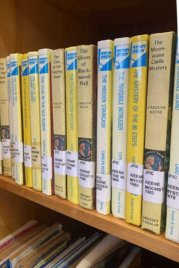 nancy drew books at the library