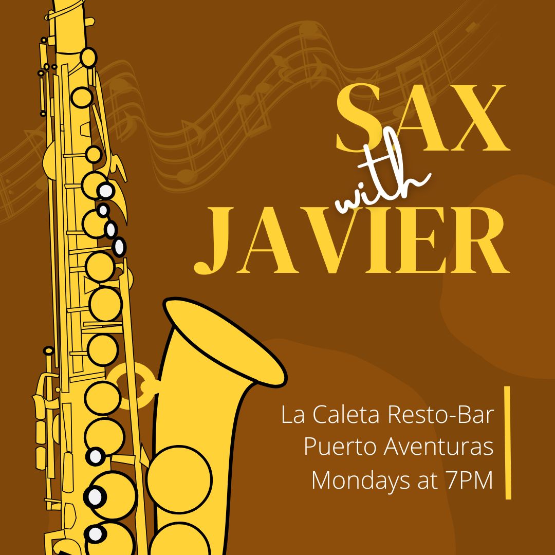 sax with javiar at la caleta