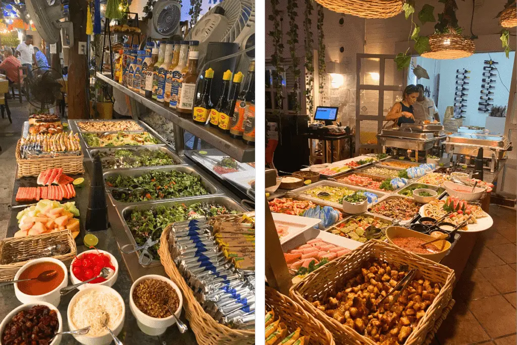 Brasa Nova: A New Brazilian Steakhouse in Puerto Aventuras 2 buffet at brasa nova brazilian steakhouse in puerto aventuras
