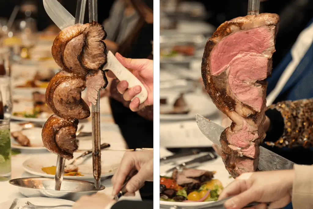 Brasa Nova: A New Brazilian Steakhouse in Puerto Aventuras 1 cuts of meat served tableside at brasa nova brazilian steakhouse in puerto aventuras