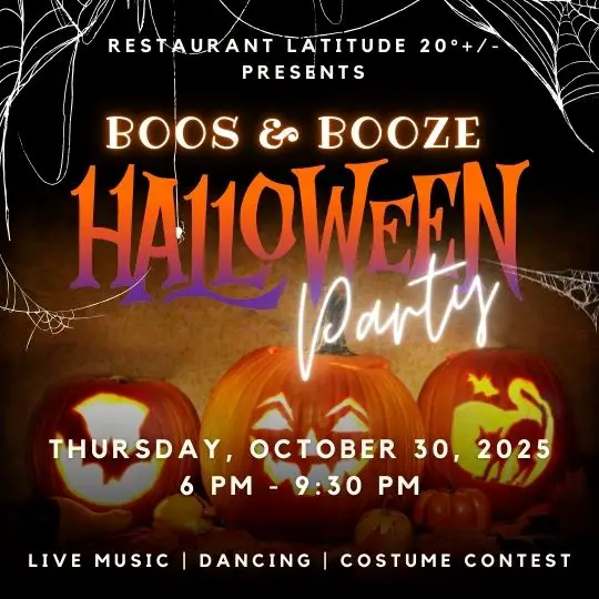 Boos & Booze Halloween Party at Latitude 20° 35 Boos & Booze Halloween Party at Latitude 20°