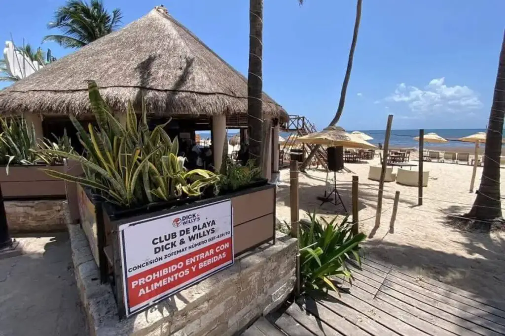 beach access playa del carmen